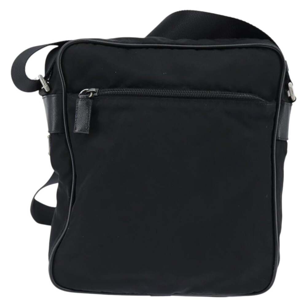 Prada Nylon Shoulder Bag Black
